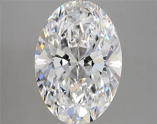 3.69ct Oval Lab Grown Diamond (Colour D, Clarity VVS2, IGI Certified)