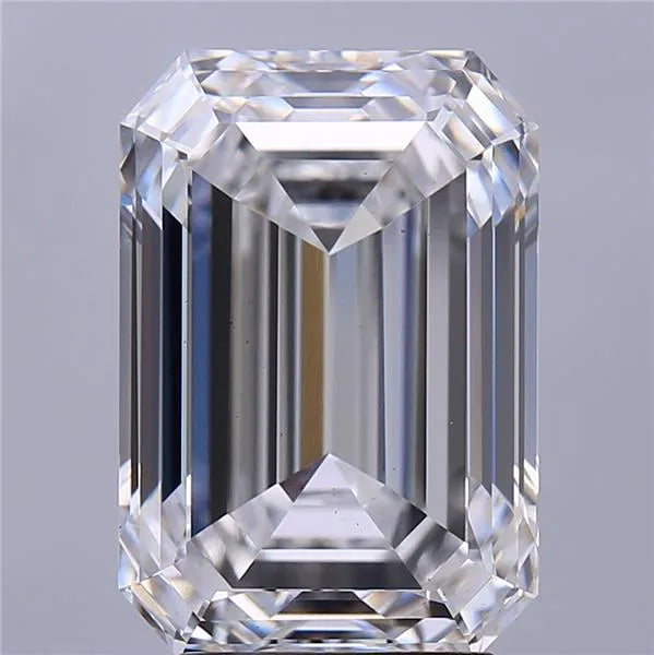 3.70ct Emerald Lab Grown Diamond (Colour D, Clarity VS1, IGI Certified)