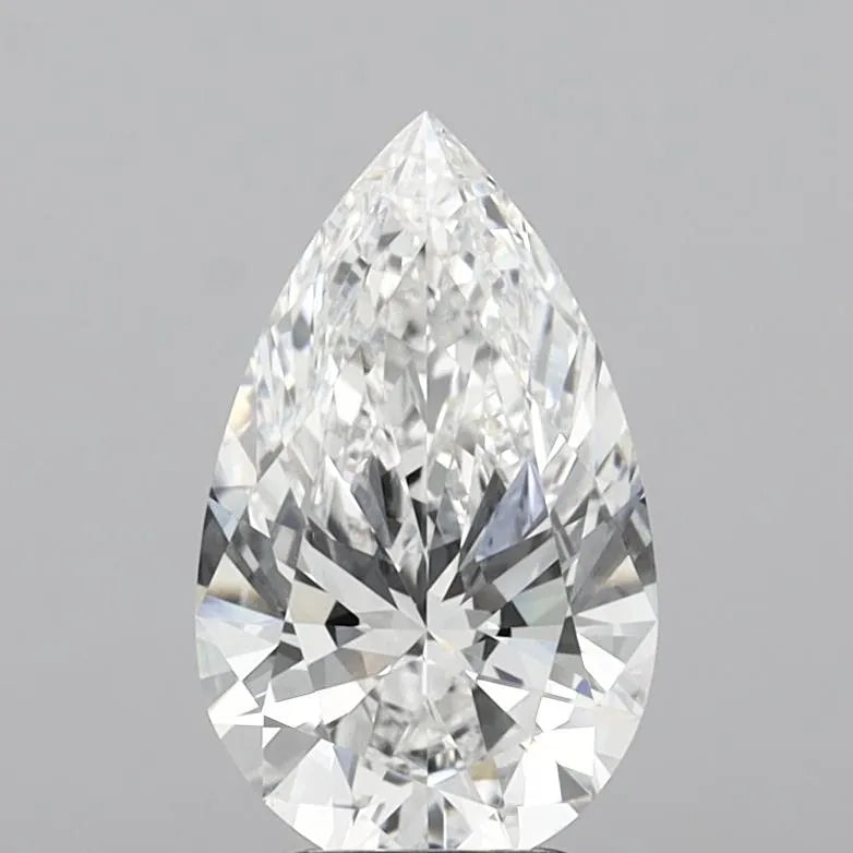 3.70ct Pear Lab Grown Diamond (Colour E, Clarity VVS2, IGI Certified)