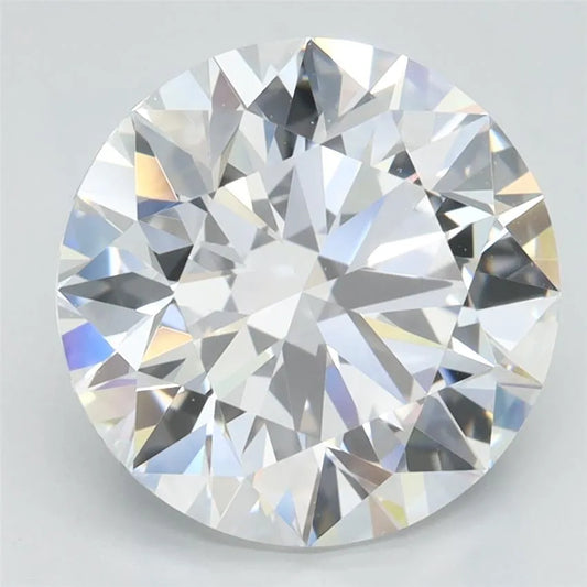 3.70ct Round Lab Grown Diamond (Colour D, Clarity IF, Cut ID, IGI Certified)