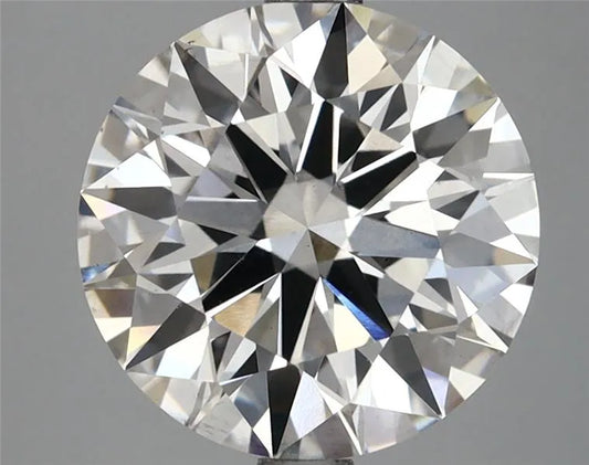 3.70ct Round Lab Grown Diamond (Colour G, Clarity VS2, Cut ID, IGI Certified)