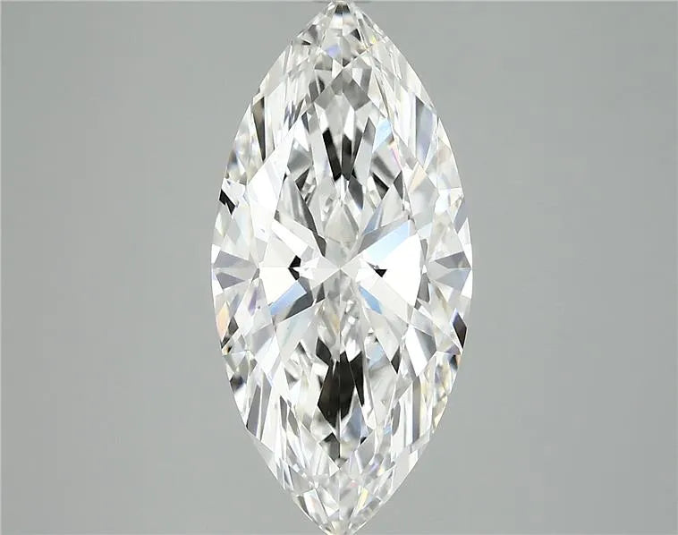 3.71ct Marquise Lab Grown Diamond (Colour F, Clarity VVS2, IGI Certified)
