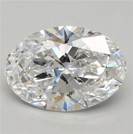 3.71ct Oval Lab Grown Diamond (Colour D, Clarity IF, GIA Certified)