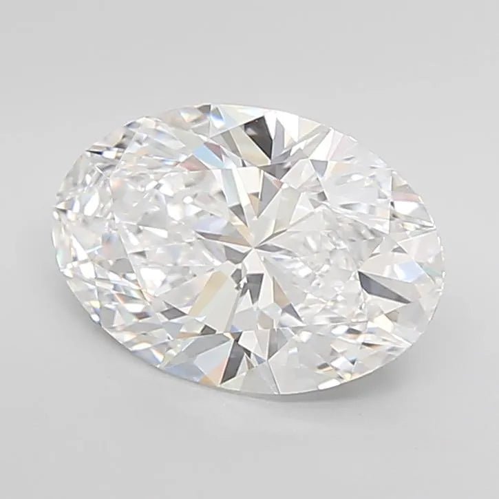 3.71ct Oval Lab Grown Diamond (Colour D, Clarity VVS1, Cut EX, IGI Certified)