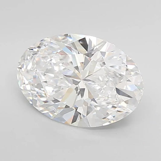 3.71ct Oval Lab Grown Diamond (Colour D, Clarity VVS1, Cut EX, IGI Certified)