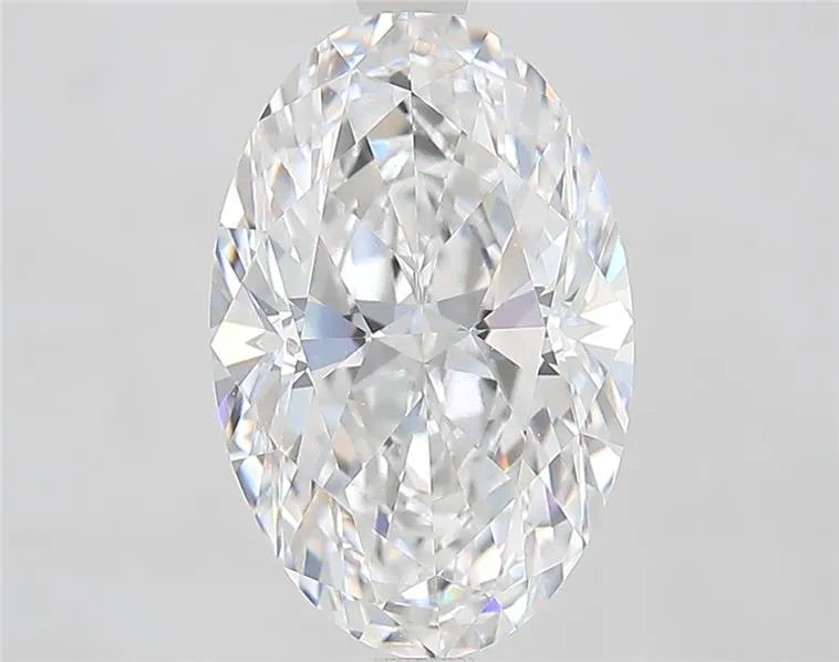 3.71ct Oval Lab Grown Diamond (Colour E, Clarity VVS2, IGI Certified)