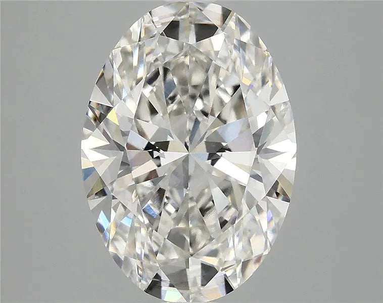 3.71ct Oval Lab Grown Diamond (Colour G, Clarity VS2, IGI Certified)