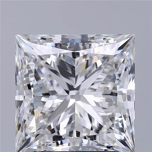 3.71ct Princess Lab Grown Diamond (Colour D, Clarity VVS2, IGI Certified)