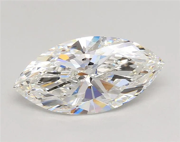 3.72ct Marquise Lab Grown Diamond (Colour G, Clarity IF, IGI Certified)