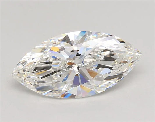3.72ct Marquise Lab Grown Diamond (Colour G, Clarity IF, IGI Certified)