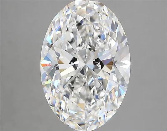 3.72ct Oval Lab Grown Diamond (Colour E, Clarity VVS2, IGI Certified)