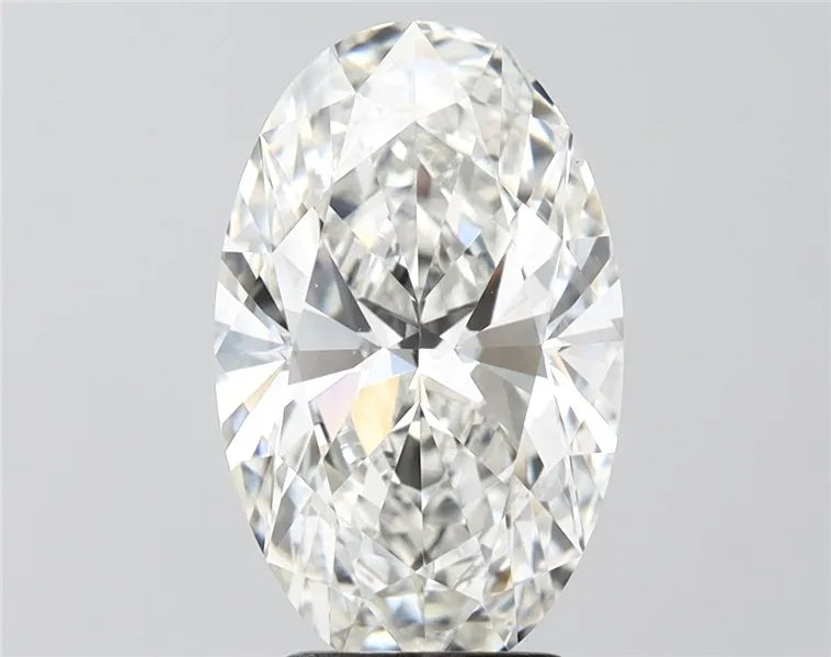 3.72ct Oval Lab Grown Diamond (Colour F, Clarity VVS2, IGI Certified)