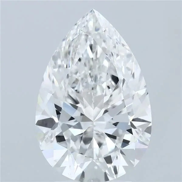 3.72ct Pear Lab Grown Diamond (Colour F, Clarity VVS2, IGI Certified)