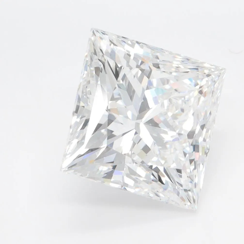 3.72ct Princess Lab Grown Diamond (Colour D, Clarity IF, IGI Certified)
