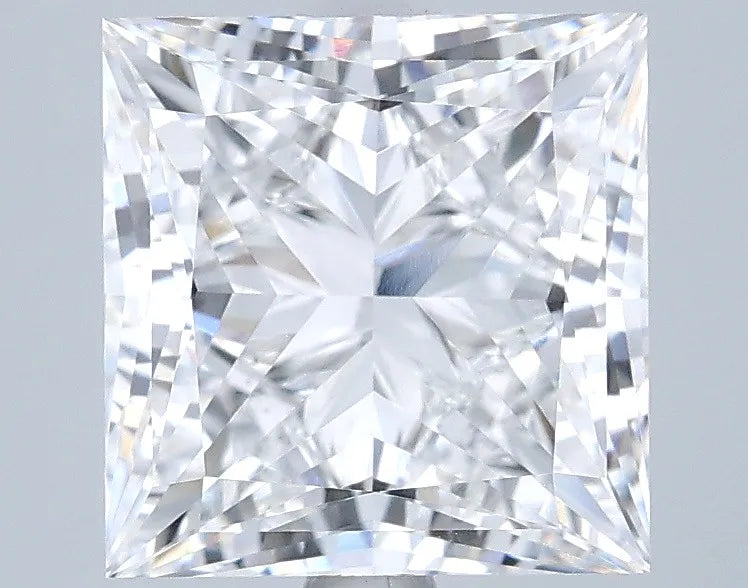 3.72ct Princess Lab Grown Diamond (Colour E, Clarity VVS2, GIA Certified)
