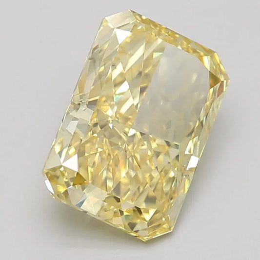 3.72ct Radiant Lab Grown Diamond (Colour Fancy Vivid Yellow, Clarity VS2, Cut VG, IGI Certified)