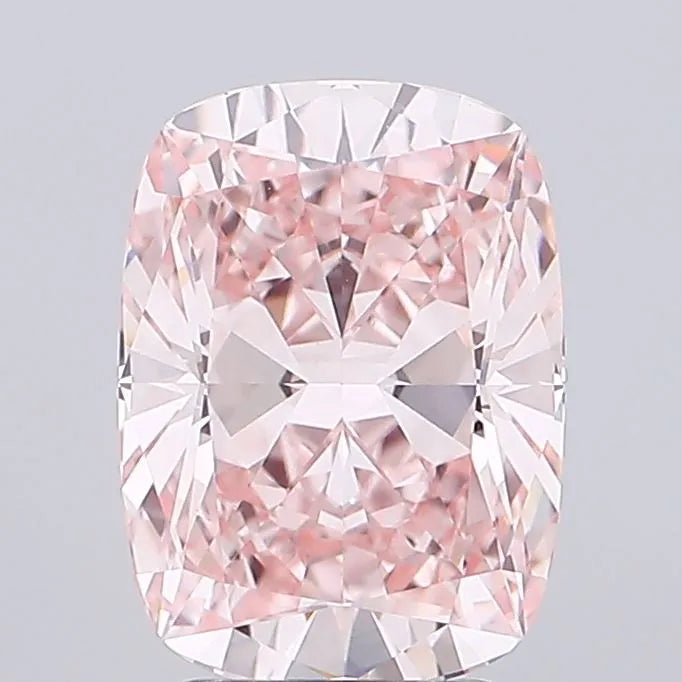 3.73ct Cushion modified Lab Grown Diamond (Colour Fancy Intense Pink, Clarity VVS2, IGI Certified)