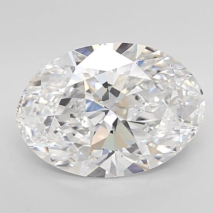 3.73ct Oval Lab Grown Diamond (Colour D, Clarity IF, Cut EX, IGI Certified)
