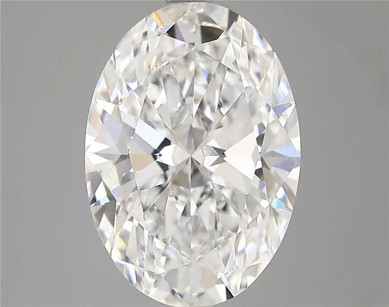 3.73ct Oval Lab Grown Diamond (Colour E, Clarity VVS2, Cut EX, IGI Certified)