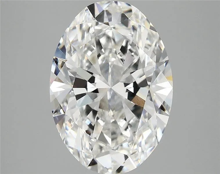 3.73ct Oval Lab Grown Diamond (Colour F, Clarity VVS2, IGI Certified)