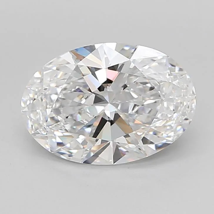 3.74ct Oval Lab Grown Diamond (Colour D, Clarity IF, Cut EX, IGI Certified)