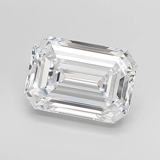 3.75ct Emerald Lab Grown Diamond (Colour E, Clarity VVS1, Cut EX, IGI Certified)