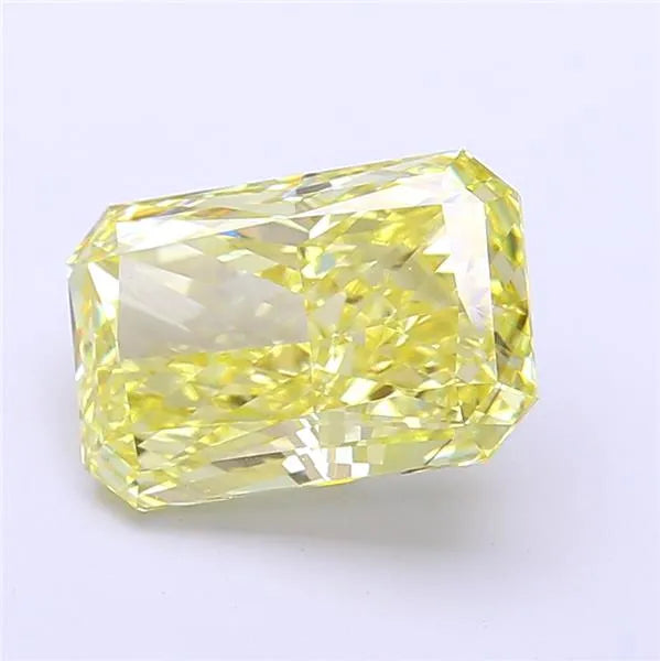 3.75ct Radiant Lab Grown Diamond (Colour Fancy Intense Yellow, Clarity VVS2, IGI Certified)