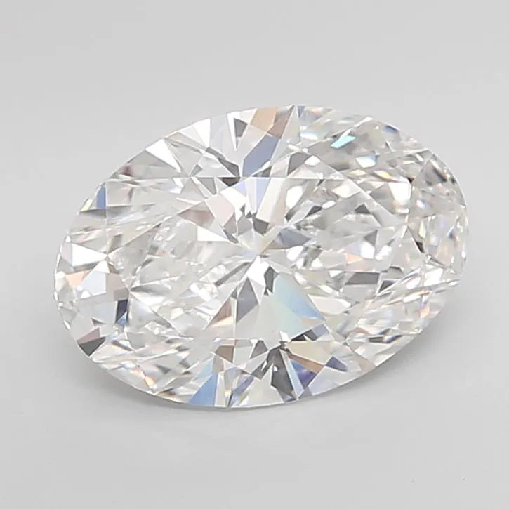 3.76ct Oval Lab Grown Diamond (Colour E, Clarity VVS2, IGI Certified)