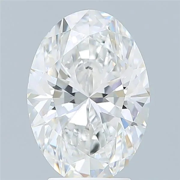 3.76ct Oval Lab Grown Diamond (Colour F, Clarity VVS2, IGI Certified)