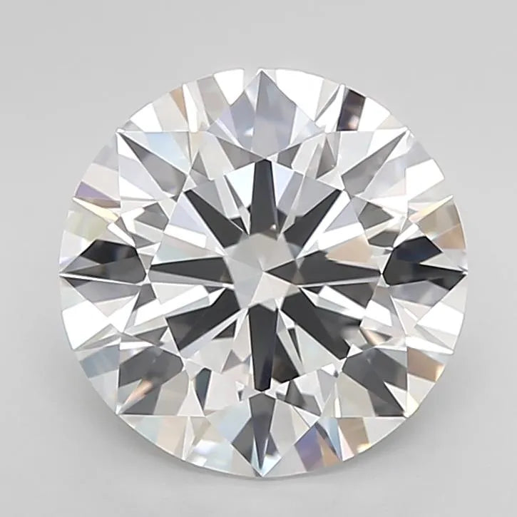 3.76ct Round Lab Grown Diamond (Colour D, Clarity IF, Cut ID, IGI Certified)