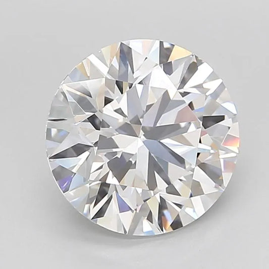 3.76ct Round Lab Grown Diamond (Colour D, Clarity IF, Cut ID, IGI Certified)