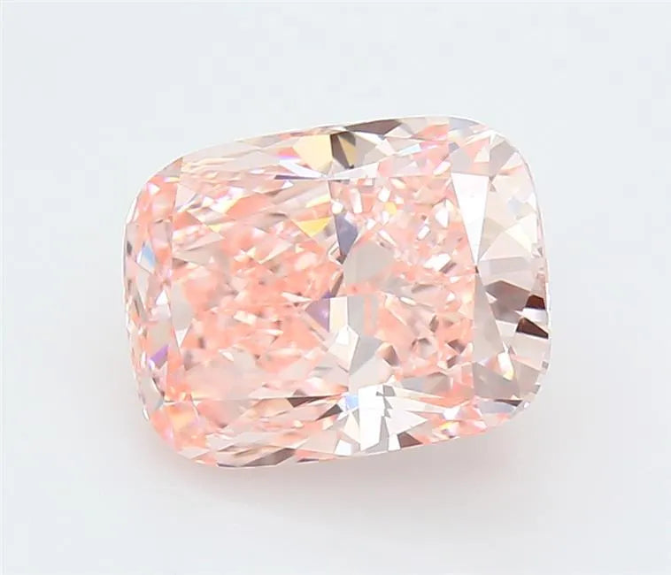3.77ct Cushion modified Lab Grown Diamond (Colour Fancy Vivid Pink, Clarity VVS2, IGI Certified)