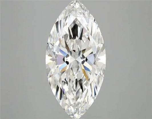 3.77ct Marquise Lab Grown Diamond (Colour F, Clarity VVS2, IGI Certified)