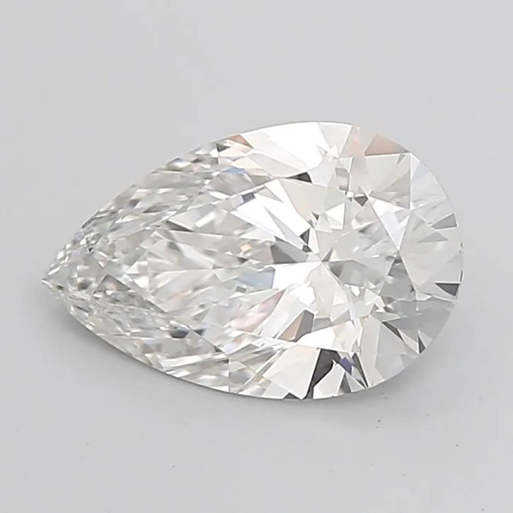 3.77ct Pear Lab Grown Diamond (Colour F, Clarity VVS1, Cut EX, IGI Certified)
