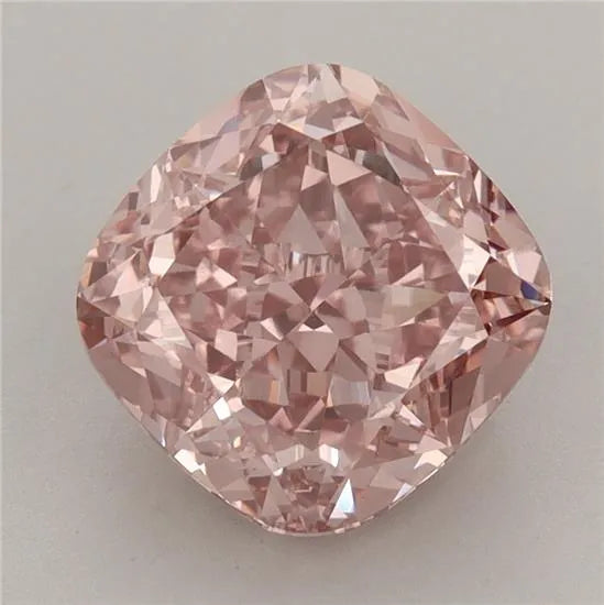 3.78ct Cushion modified Lab Grown Diamond (Colour Fancy Vivid Pink, Clarity VVS2, IGI Certified)