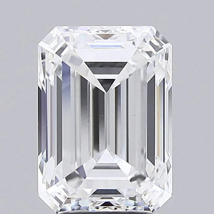 3.78ct Emerald Lab Grown Diamond (Colour D, Clarity VS1, IGI Certified)