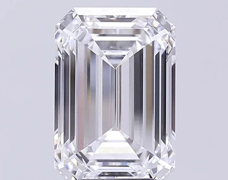3.78ct Emerald Lab Grown Diamond (Colour D, Clarity VVS1, IGI Certified)