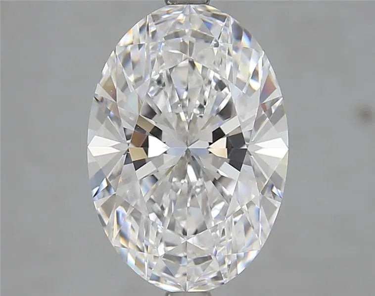 3.78ct Oval Lab Grown Diamond (Colour D, Clarity FL, Cut EX, IGI Certified)