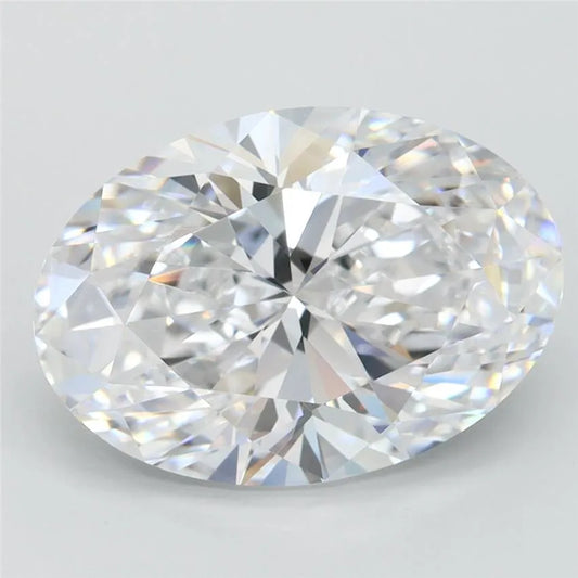 3.78ct Oval Lab Grown Diamond (Colour D, Clarity VVS1, IGI Certified)