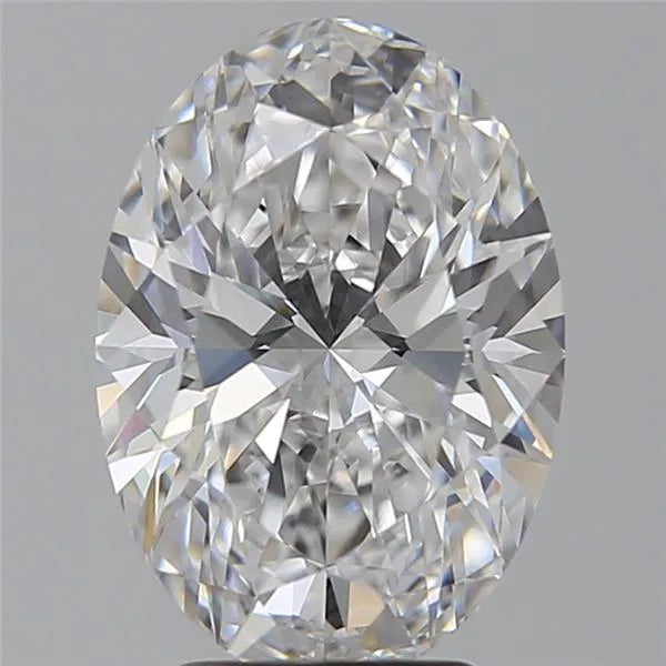 3.78ct Oval Lab Grown Diamond (Colour D, Clarity VVS1, IGI Certified)