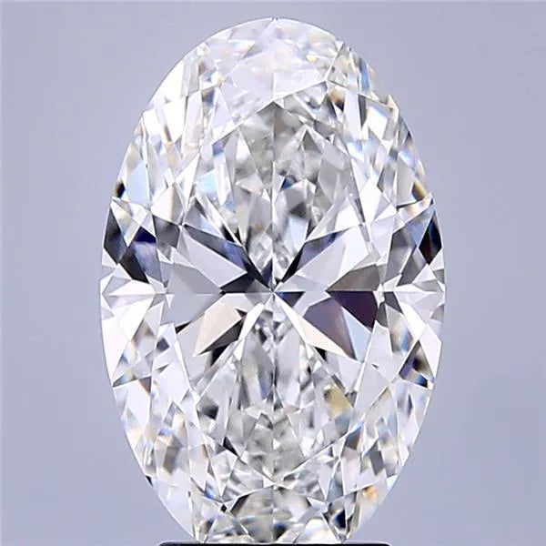 3.78ct Oval Lab Grown Diamond (Colour E, Clarity VVS1, IGI Certified)