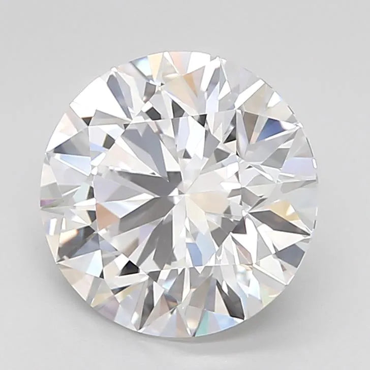 3.78ct Round Lab Grown Diamond (Colour D, Clarity IF, Cut ID, IGI Certified)