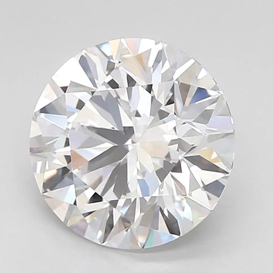 3.78ct Round Lab Grown Diamond (Colour D, Clarity IF, Cut ID, IGI Certified)