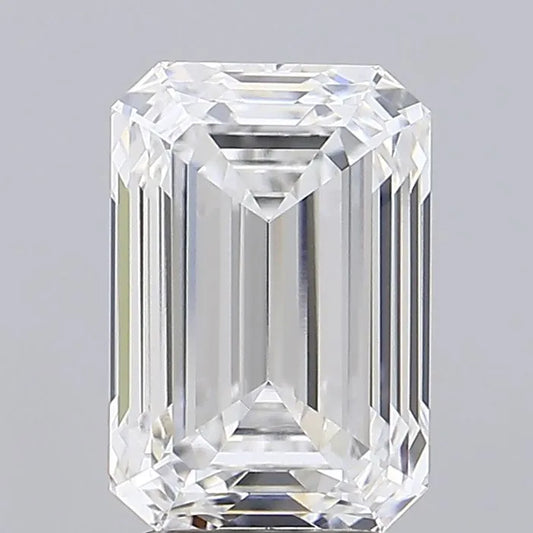3.79ct Emerald Lab Grown Diamond (Colour E, Clarity IF, IGI Certified)