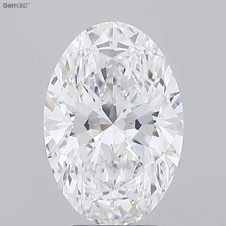 3.79ct Oval Lab Grown Diamond (Colour D, Clarity VVS2, IGI Certified)
