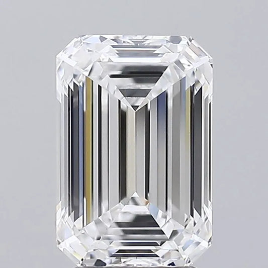 3.80ct Emerald Lab Grown Diamond (Colour D, Clarity VVS1, IGI Certified)