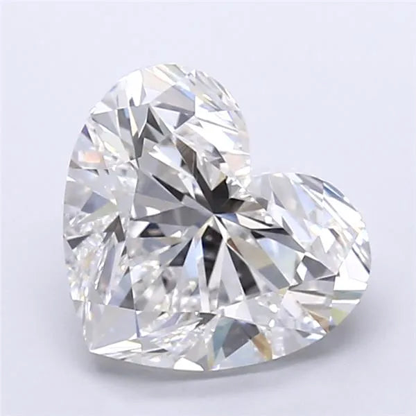 3.80ct Heart Lab Grown Diamond (Colour E, Clarity VVS1, IGI Certified)