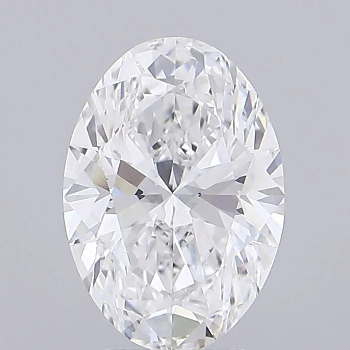 3.80ct Oval Lab Grown Diamond (Colour E, Clarity VVS1, IGI Certified)