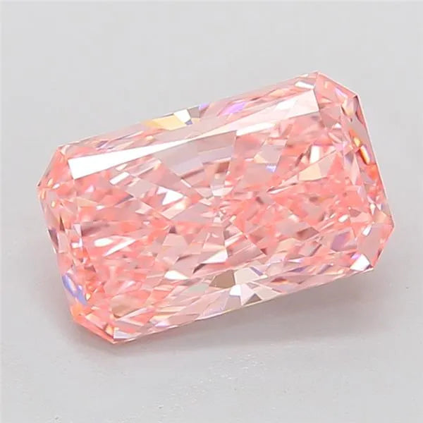 3.80ct Radiant Lab Grown Diamond (Colour Fancy Vivid Pink, Clarity VVS2, IGI Certified)