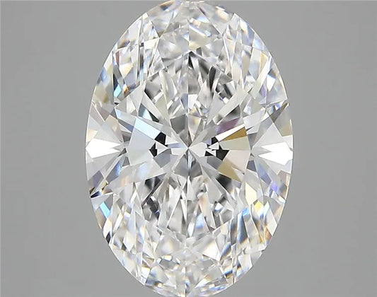 3.81ct Oval Lab Grown Diamond (Colour D, Clarity VVS1, IGI Certified)